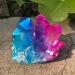 100-200g Natural Crystal Bluish Violet Angel Aura Quartz Cluster Specimens Titanium Coating Quartz Cluster Suitable for Home Home Collections (Size : 100-150g) - Buy Online on GoSupps.com
