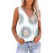 Women's Sleeveless Yoga Tank Top - Loose Fit Summer Athletic Shirt B-print-2 | Medium - Buy Online on GoSupps.com