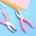 (2 Pack) 1/4 Inch and 1/16 Inch Shaped Circle Metal Single Handheld Hole Paper Punch Punchers with Soft Grip for Tags Clothing Ticket - Buy Online on GoSupps.com