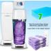 Refilling Foil for Diaper Pail - 12 Smell-Tight Cassettes 4.5m Compatible with Genius Munchkin Angelcare - Purple - Buy Online on GoSupps.com