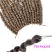 5 Packs 22 Inch Ombre Blonde Pretwisted Passion Twist Crochet Hair - T27/613 | Long Pre-Looped Bohemian Curly Braiding Extensions - 115g/15strands/pack - Buy Online on GoSupps.com