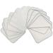 AVO+CADO single -bed flannel washcloths made of organic cotton - 15 pieces - reusable baby washcloth as a replacement for wet wipes (color: gray)