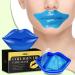 AOAO Lip Mask Overnight Hydrolyzed Collagen & Sodium Hyaluronate Gel Pads for Intensive Moisture Repairing Chapped Lips and Reducing Wrinkles Daily Lip Care for Smoothing 20Pcs (Blue) - Buy Online on GoSupps.com