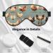Chicken Prints Unisex Sleep Mask - Double-Sided Eye Mask for Sound Sleep & Skin Care | International Shipping Available - Buy Online on GoSupps.com