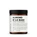 100% Organic Almond Milk Base 200g - Cold-pressed from Small-batch Fresh Almonds - Straight from Farm in Italy - Non-GMO - Recyclable Glass Bottle