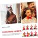 minkissy 12 Pairs Christmas hair clips christmas hair decor christmas deer costume antler hair barrette bill hair clips for women deer antler decor korean decor Deer Antlers Barrette - Buy Online on GoSupps.com
