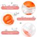 LuluDa Dwarf Hamster Ball 2 PCS Small Hamster Exercise Balls Running Wheel Cute Jogging Balls Toys Relieve Boredom Interactive Toys For Dwarf Hamster Small Pet(Blue and Orange) - Buy Online on GoSupps.com