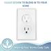 Budding Sprout Clear Outlet Protectors (40-Pack) Child-Proof Electrical Protector Safety Caps - Buy Online on GoSupps.com