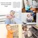 Child Safety Cupboard Locks - Baby Proofing Drawer Locks for Kitchen, Closet, and Fridge - No Drill Refrigerator Door Safety Strap - Buy Online on GoSupps.com