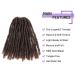 WIGNEE Crochet Faux Locs 8 Soft Pre-Twisted Dreadlock Hair, Ombre 1B/30 - 6 Packs for Black Women - Buy Online on GoSupps.com