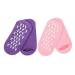 Beavorty 2 Pairs Gel Socks Heel Socks for Dry Cracked feet Comfortable Socks Gel Lined Socks moisturizing feet Socks Dry feet Socks Moisture Heel Socks Foot mask Spa Vegetable Gel Miss 22x10x1cm