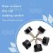 10 Pairs High Heel Tips Replacement Kit - U Shaped Heel Caps for Shoe Protection - Durable Black Heel Protectors - Buy Online on GoSupps.com