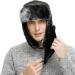 Men's and Women's Windproof Trapper Hat with Ear Flaps - Black - Buy Online on GoSupps.com
