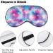 Adjustable Strap Tie Dye Sleep Mask | Block Light for Better Sleep | Travel Blindfold for Men and Women - Buy Online on GoSupps.com