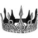 Abaodam Antique Silver King Medieva Crown for Men Antique Silver Royal Tiara Crown Birthday Crown Queen Crown PU foam - Buy Online on GoSupps.com