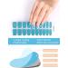 Kalolary Gel Nail Polish Strips Nail Gel Art Sticker Waterproof Full Nail Wraps Decal Sets with Nail File and Stick for Women Girls Nail Art Decor (UV/LED Lamp Required) (Shiny Blue) - Buy Online on GoSupps.com
