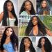 TOPREM 20 inch Deep Wave Lace Front Wig - 150% Density Human Hair, Pre Plucked with Baby Hair - for Black Women - Buy Online on GoSupps.com