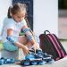 Soudittur Roller Skate Bag | Adjustable Shoulder Strap | Breathable & Water-Proof | High Capacity Ice Skate Bag for Kids and Adults | Pink - Buy Online on GoSupps.com