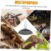 BELLIFFY Turtle Drinker Auto Feeder Reptile Food Bowl Automatic Reptile Feeder Automatic Waterer Pet Plastic 17.00X17.00X3.50CM Grey - Buy Online on GoSupps.com