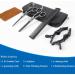 ANGNYA Hairdressing Scissors Set Hair Scissors Stainless Steel Barber Texturizing Scissors with Leather Case 6.0 Inch Silver - Buy Online on GoSupps.com