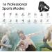 Waterproof Fitness Tracker with Activity & Sleep Monitor - Black Smart Watch for Android & iOS - Buy Online on GoSupps.com