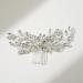 SWEETV Crystal Wedding Hair Comb Clip - Silver Bridal Hair Piece & Accessories for Women - Buy Online on GoSupps.com