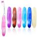 Travel Toothbrushes Folding Travel Toothbrush Foldable Toothbrush Fold Travel Toothbrush Potable Travel Size Soft Toothbrush for Travel Camping Toothbrush School, Home, Business Trip (6 Pieces)