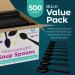 Plastic Spoons Heavy Duty - Plastic Soup Spoons - Disposable Spoons Plastic Utensils - Plastic Cutlery for Parties and Events Pack of 500 (Soup Spoons) - Buy Online on GoSupps.com