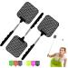 Flying gossip 3 pieces of fly gossip pull -out fly collapse stable fly swatter flying gossip black telescopic flying swatter for flying mosquitoes and insects