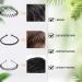 Willight 3-Piece Metal Hair Bands - Zigzag Wave Headbands for Men & Women | Non-Slip Black Spring Hair Ties for Sports & Yoga - Buy Online on GoSupps.com