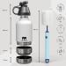 Miracle Pets 1L Stainless Steel Dog Drinking Bottle & Food Bowl - BPA-Free On-the-Go Puppy Accessories with Cleaning Brush - Buy Online on GoSupps.com