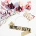 Kawailay Glitter Birthday Queen Crown Tiara & Sash Kit - Gold | Rhinestone Headband & Happy Birthday Headpiece for Women & Girls Party - Buy Online on GoSupps.com
