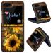 Qindaiwen Designed for Samsung Galaxy Z Flip5 2023 Hard PC Phone Case | Shockproof & Drop-Resistant | Fashionable Patterns for Enhanced Protection Sunflower Butterfly Sunflower Butterfly Samsung Galaxy Z Flip 5