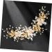 DOITOOL Rhinestone Pearl Hair Comb Pearl Hair Clips Crystal Hair Clips Floral Hair Accessories Wedding Hair Clips Womens Hair Accessories Tiara Hair up Bride European and American White - Buy Online on GoSupps.com
