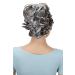 PRETTYSHOP Voluminous Curly Messy Bun Hairpiece Scrunchy Updo Brown Gray Mix #10H1001B G14L - Buy Online on GoSupps.com