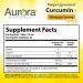 Aurora Nutrascience Mega-Liposomal Curcumin+ 600 mg - Organic Fruit Flavor - 16 fl oz - Buy Online on GoSupps.com