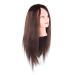 Crazy sales doll head with hair hairdresser doll hairdressing training head setting 25.6 inch cutting hair doll for hairdressers cosmetic students