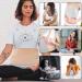Massage Belt Castor Oil Set - Reusable Castor Oil Pack with Magical Glue for Neck Belly & Breast - Leak-Proof TPU Rizinus Oil Pack (Khaki) - Buy Online on GoSupps.com
