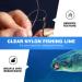 Soodyoow 100m Transparent Fishing Line - 0.45mm Nylon Monofilament Tearproof & Strong Tension for Fishing Decorations & Jewelry - Buy Online on GoSupps.com