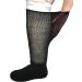 Extra Wide Diabetic Socks for Lymphedema & Swollen Feet - 2 Pairs Black - Buy Online on GoSupps.com