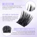Cluster Eyelash Extensions - D Curl Mixed Individual Lashes 0.07mm 12-16mm | Soft Fluffy DIY Lash Extensions - Wendy Lash Clusters - Buy Online on GoSupps.com