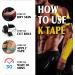 Kinesiology Tape 3Roll*5m of Elastic Muscle Support Tape Rock Tape Stickiness Lasts 5-7 Days for Exercise Sports & Injury Recovery Body Tape Boob Tape Physio Tape Trans Tape Athletic Tape 3roll*black - Buy Online on GoSupps.com