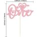 Gyufise 1Pc Happy Valentine's Day First Birthday Cake Topper Glitter Heart Arrow Valentine One Cake Topper Decorations for Valentine Theme Kids Birthday Party Supplies Pink Pink-4 - Buy Online on GoSupps.com