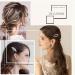 Inilbran Wedding Rhinestone Star Hair Barrette Vintage Crystal Star Hair Barrette Gold Cz Crystal Hair Pin Decorative Paved Cz Star Head Clip - Buy Online on GoSupps.com