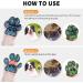 LOOBANI Dog Toe Grips Anti-Slip (12 Sets - 48 Pads) | Paw Grips for Senior Dogs - Traction and Brace | Prevent Sliding on Smooth Floors | Multicolor S (1-5/8 x1-3/8 4-10 lbs) - Buy Online on GoSupps.com