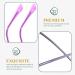 Buy PopetPop Replacement Glasses Accessories - Sunglasses Repair Kit & Myopia Glasses Bracket - Metal Violet Replacement Bars & Legs - Buy Online on GoSupps.com