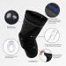Professional Grade Knee Brace Compression Sleeve - Meniscus Tear & Arthritis Support - Black, Size L - Buy Online on GoSupps.com