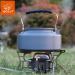 Bulin 2L Camping Kettle - Fast Heating Outdoor Gear for Boiling Water - Ultralight Portable Tea Pot for Hiking, Picnic, and Travel - Aluminum Alloy - Black - Buy Online on GoSupps.com