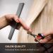 Bardeau Essentials Professional 7 Inch Styling Comb - Black Carbon Fiber, Anti Static, Chemical & Heat Resistant - Fine & Wide Tooth for All Hair Types - Men & Women - Single Pack - Buy Online on GoSupps.com
