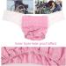 Adjustable Washable Adult Diaper Pants Reusable Cloth Diapers for Incontinence (Pink) - Buy Online on GoSupps.com
